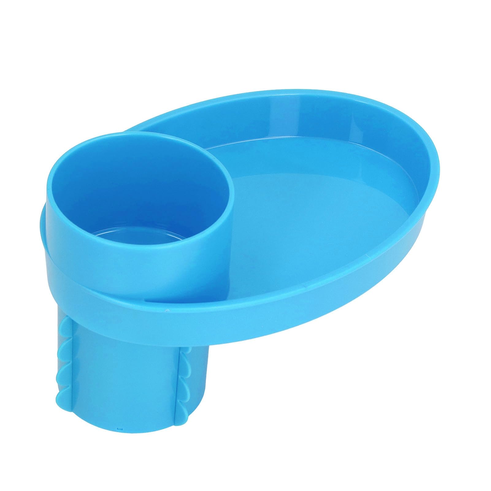 Portable Car Seat Snack Tray with Cup Holder - Multifunctional Travel Feeding Tray for Strollers & Baby Carriers - Blue - Perfect for Road Trips, Airplane Travel & Outdoor Activities
