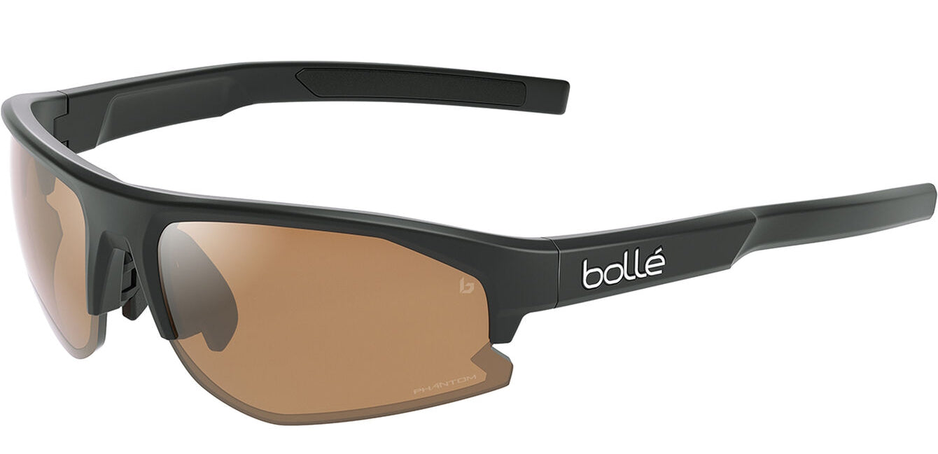 Bolle Bolt 2.0 Sunglasses - Polarized Sports Sunglasses for Men & Women - UV Protection Cycling Running Golf Glasses - Lightweight Comfortable Outdoor Activewear Eyewear for Hiking, Driving, Fishing