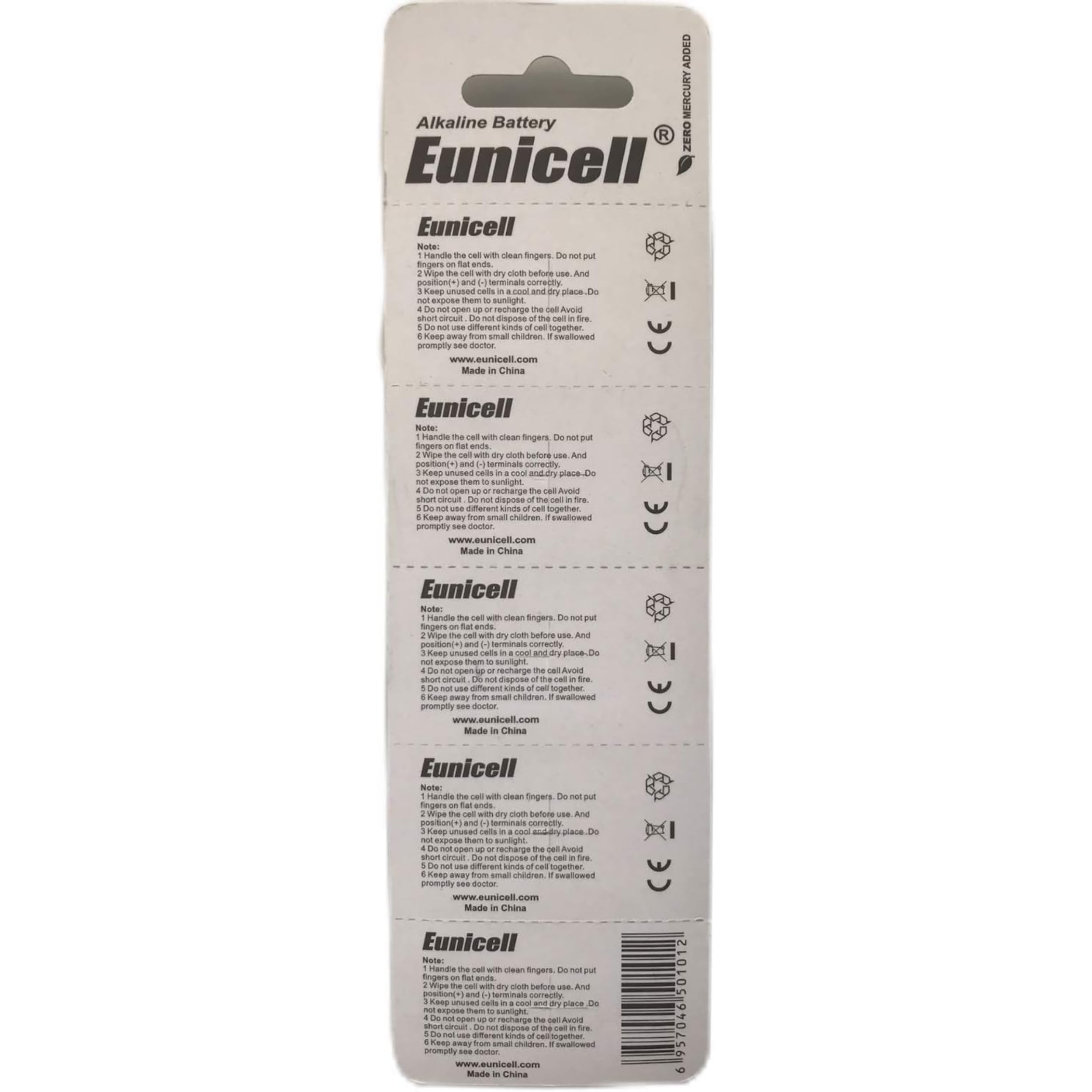 LR1 Blister Pack 5 Batteries - MN9100/AM5/N 1.5V Equivalent - Long Lasting Power for Calculators, Toys & Medical Devices