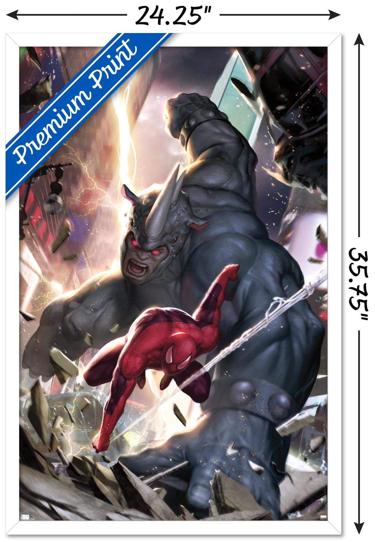 Trends International Marvel Comics Spider-Man, Rhino & X-23 #10 Wall Poster - 34
