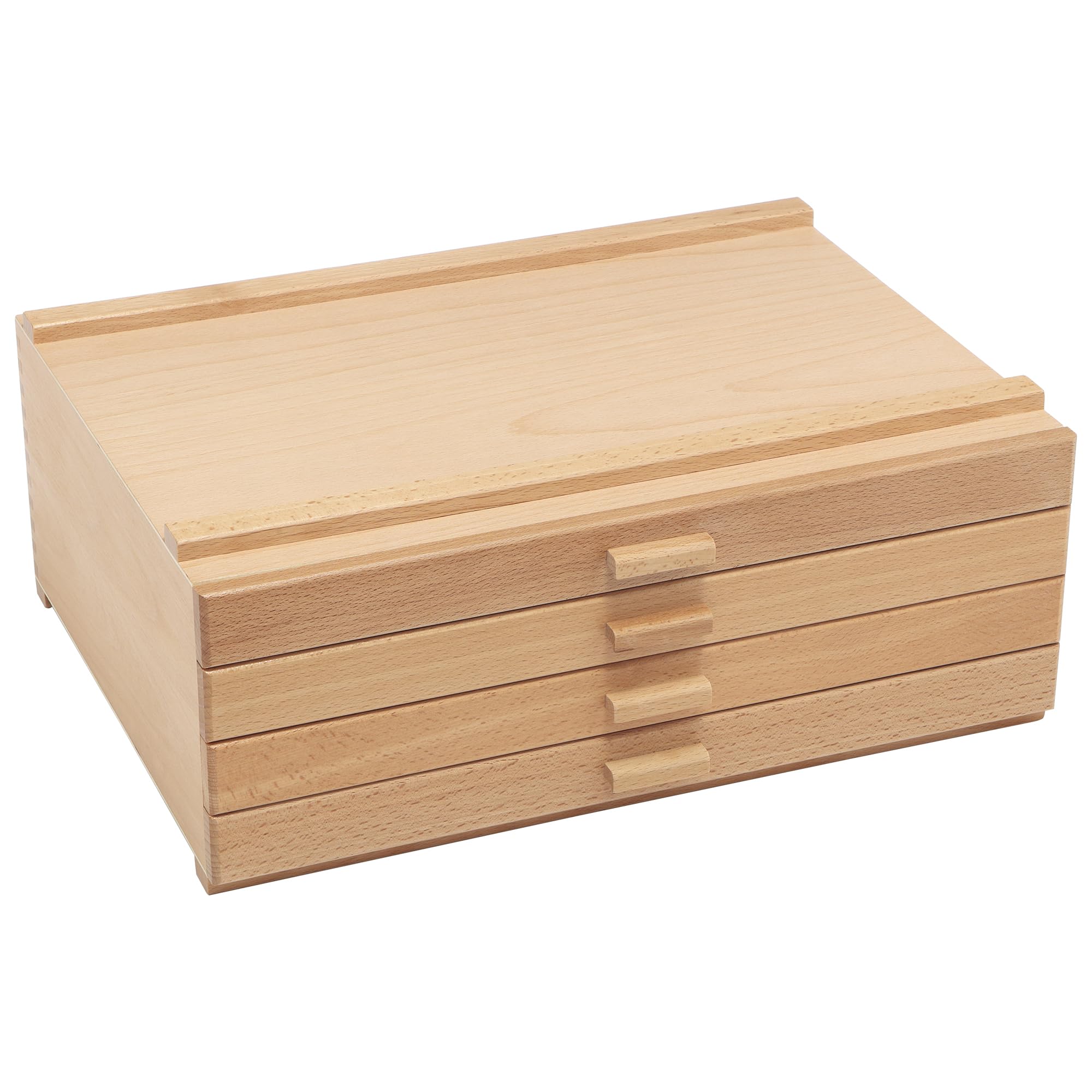 HG Art Concepts Artists Storage Chest - Premium 4-Drawer Studio Organizer for Paint Tubes, Brushes, Pencils & Markers | Perfect for Artists, Crafters & DIY Enthusiasts | Home & Studio Art Supply Organization