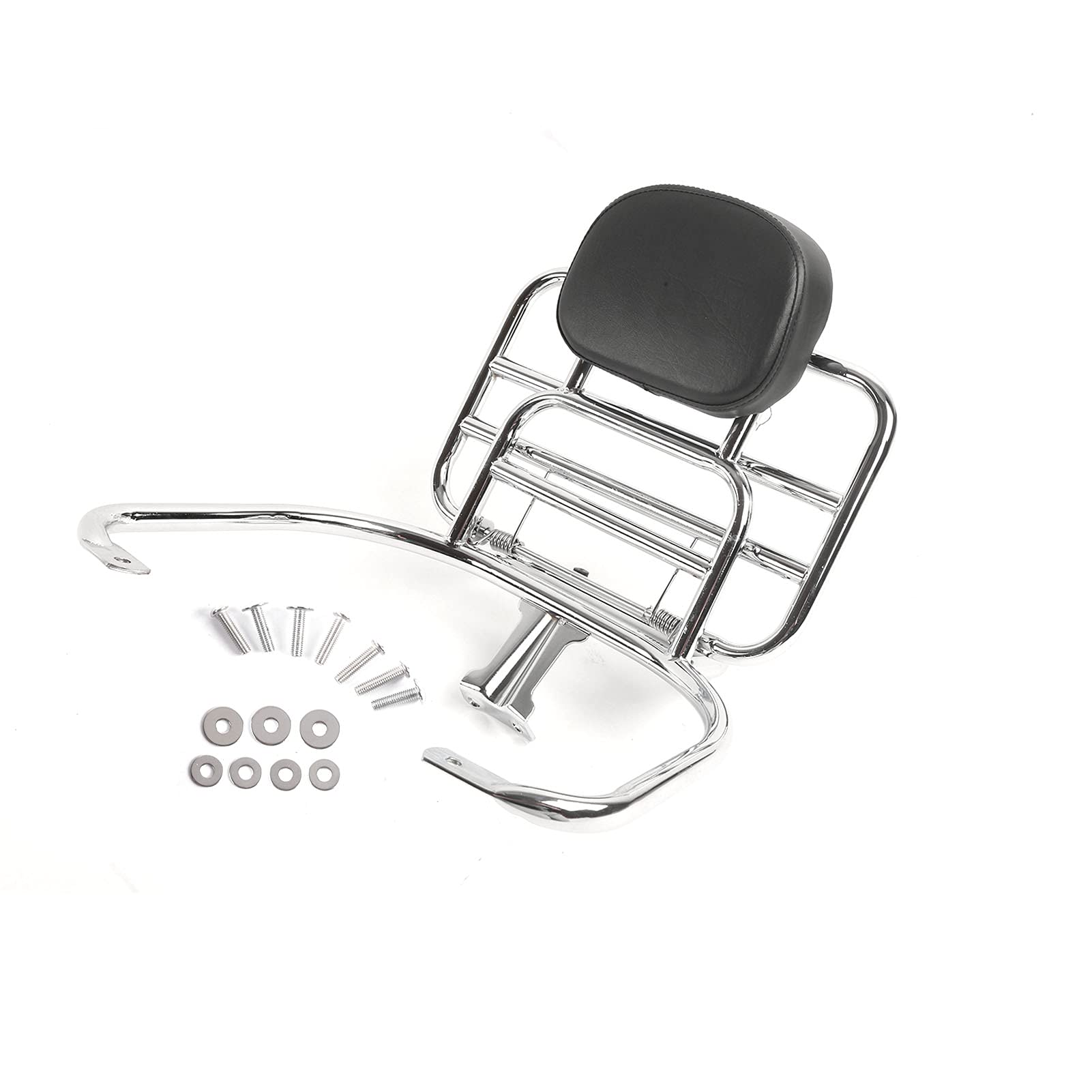 VESPA GT GTS GTV Motorcycle Luggage Rack - Heavy Duty Rear Mount Rack for VESPA GT GTS GTS300 GTS250 GTS125 GTV300 - Perfect for Commuting, Touring & Shopping Trips