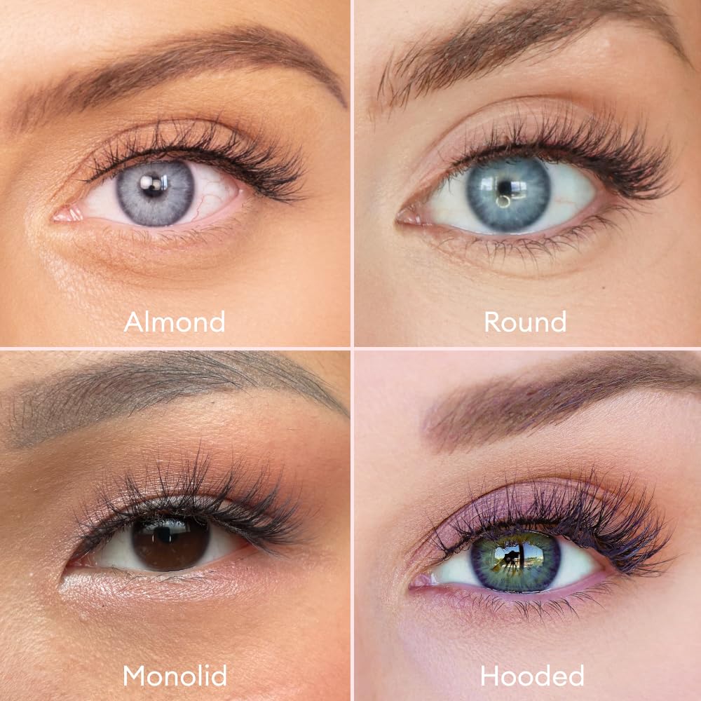 Silly George SuperNatural False Eyelashes - Clear & Flexible Band for Natural Look, Comfortable & Lightweight (Halley) - Perfect for Daily Wear, Parties & Special Occasions