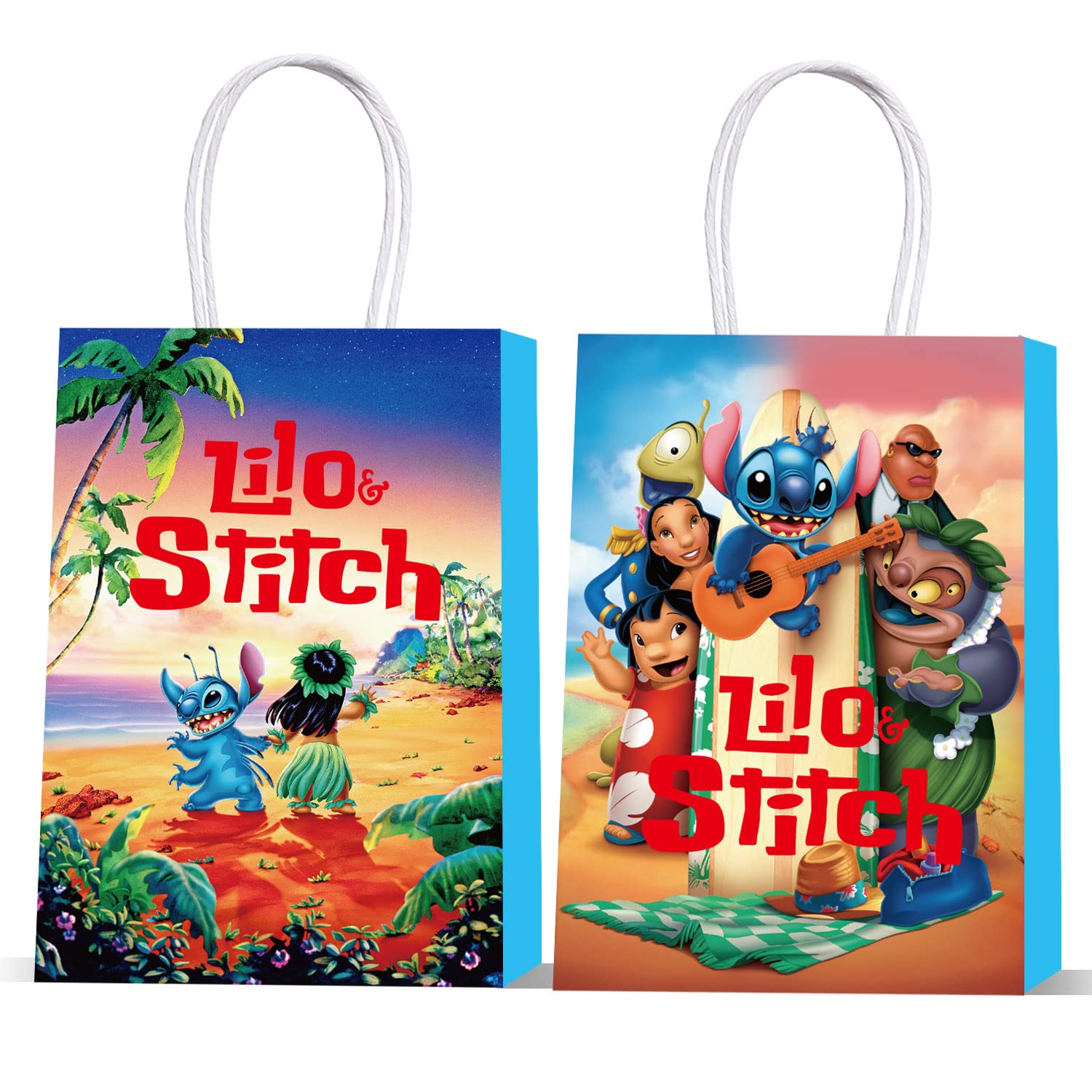 16PCS Lilo and Stitch Birthday Party Supplies Set - Party Decorations, Goodie Bags, Tableware for Kids Birthday, Baby Shower & Themed Events - Perfect for Disney Themed Parties & Celebrations