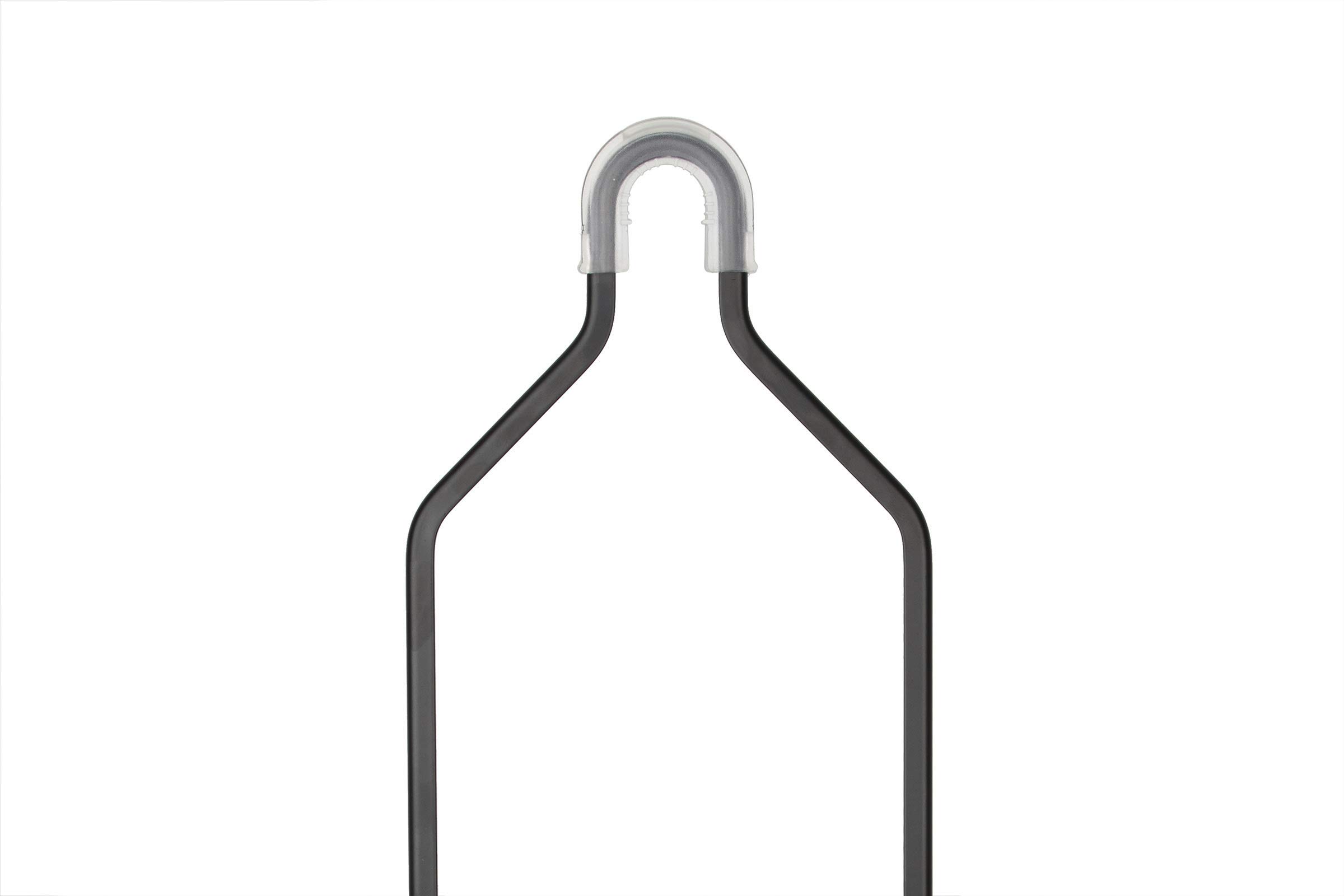 Utopia Alley Tia Rustproof Teak Overhead Shower Caddy with 2 Shelves - Decorative Shower Organizer for Shampoo, Soap & Bathroom Storage - Hanging Shower Head Caddy with Matte Black Finish - Perfect for Small Bathrooms & Spa-Like Showers