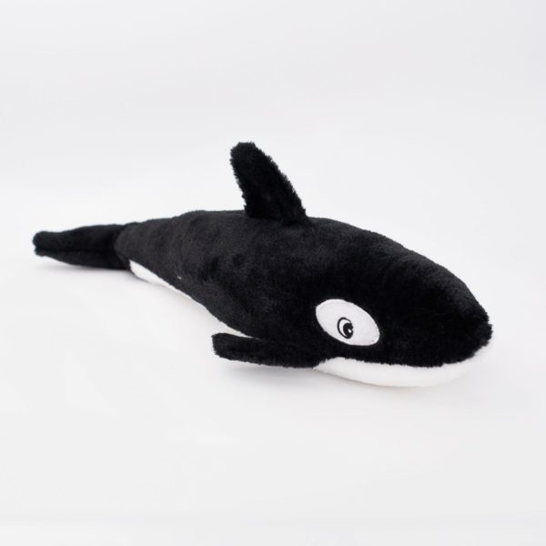 Jigglerz Interactive Plush Killer Whale Toy with Shaking Sound - Perfect for Kids' Playtime, Gifts, and Ocean-Themed Nursery Decor