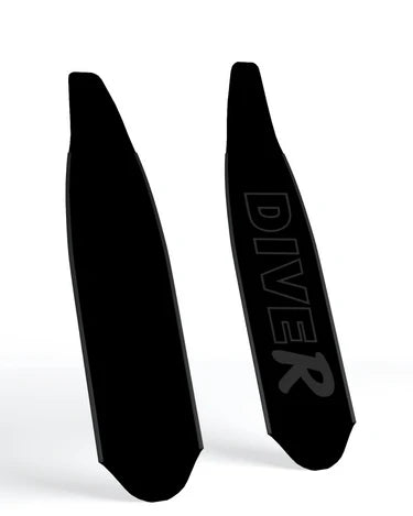 Stealth Black Free Diving Fins - Professional DiveR Blades for Spearfishing & Snorkeling | Perfect for Ocean Exploration & Underwater Photography
