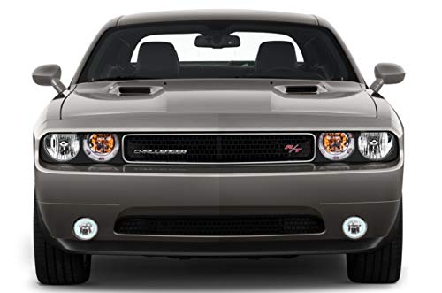 Flashtech LED RGB Multi-Color Halo Ring Fog Light Kit with Bluetooth RF Remote & App Control - Compatible with Dodge Challenger 2008-2013 | Customizable Lighting for Car Shows, Night Driving & Vehicle Styling