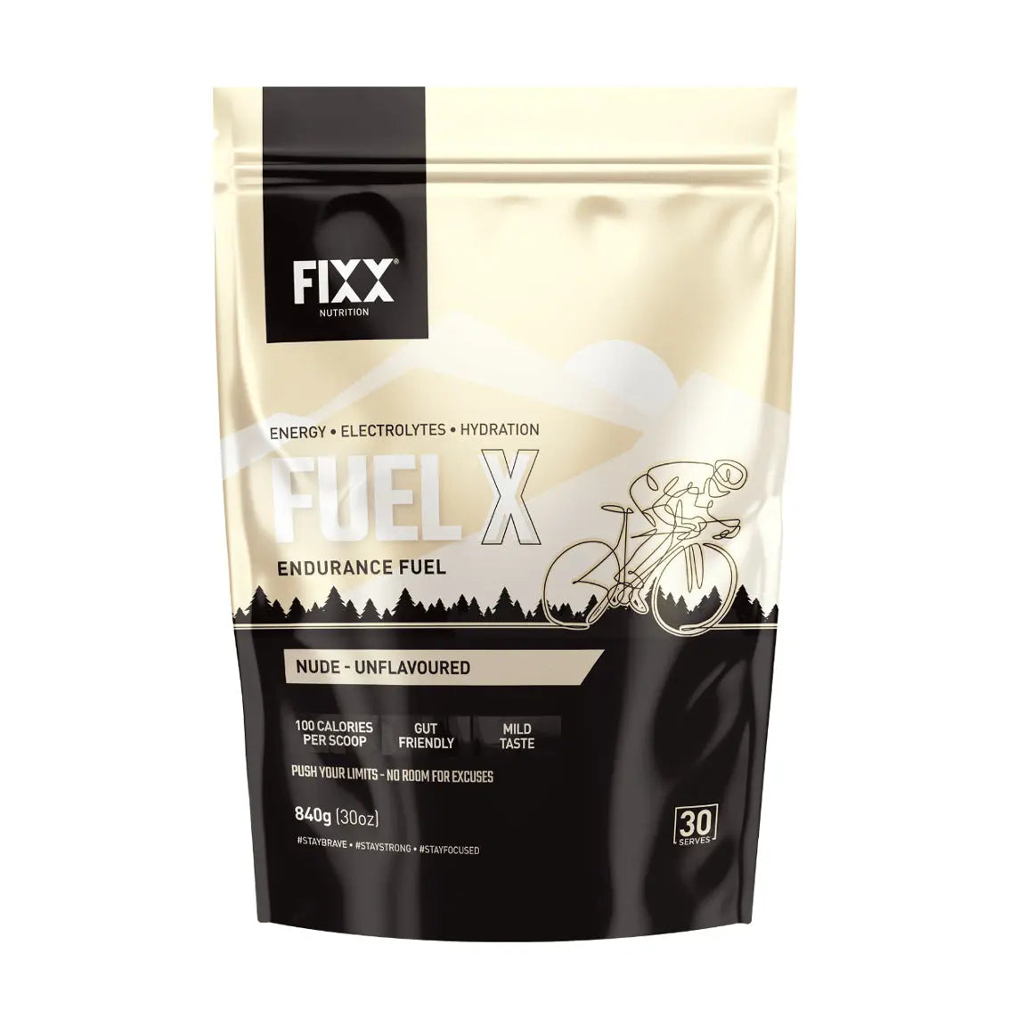 FIXX Nutrition Fuel X Drink Mix - 840g Small Bag | Energy & Recovery Powder for Athletes, Workout & Fitness Enthusiasts | Pre & Post Workout Supplement