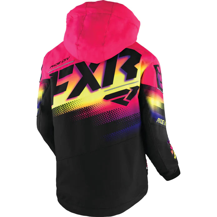 FXR Kids Boost Jacket - Lightweight & Waterproof Winter Jacket for Boys & Girls - Perfect for Skiing, Snowboarding & Outdoor Adventures
