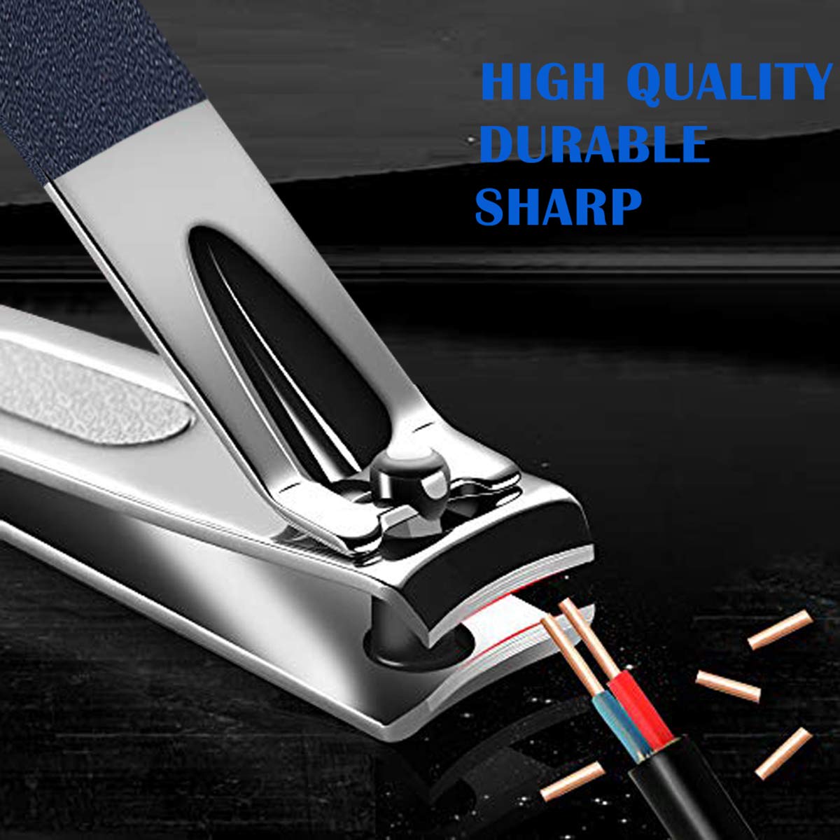 Professional 18-Piece Manicure & Pedicure Kit - Nail Clippers, Scissors, Grooming Tools for Men & Women - Travel Case Included - Perfect Gift for Home, Salon & Travel Nail Care