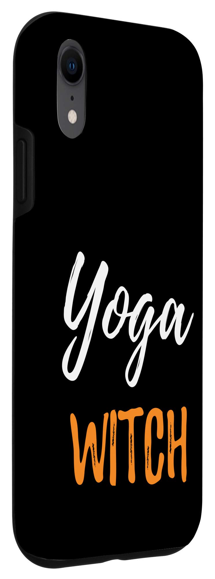 Funny iPhone XR Yoga Witch Phone Case - Spiritual Meditation Halloween Cover for Women & Men - Perfect for Yoga Classes, Halloween Parties & Witchcraft Enthusiasts