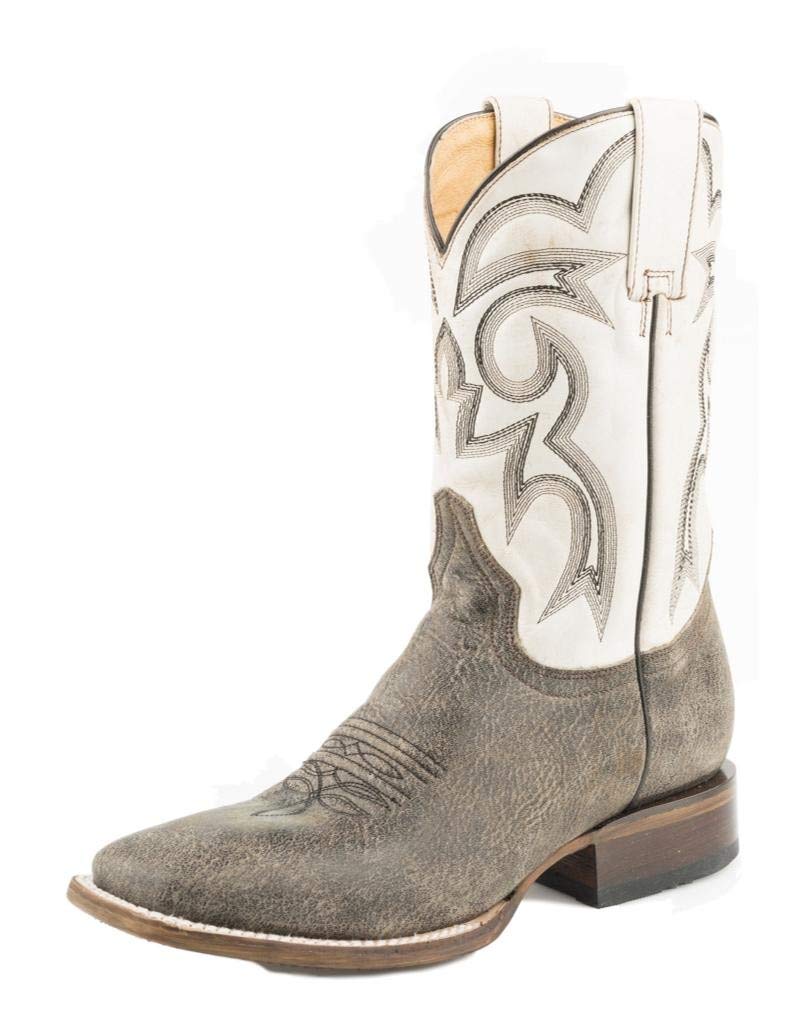 ROPER Men's Parker Western Boot - Genuine Leather Cowboy Boots for Men, Comfortable & Durable Riding Boots - Perfect for Country Dancing, Rodeo, and Outdoor Adventures