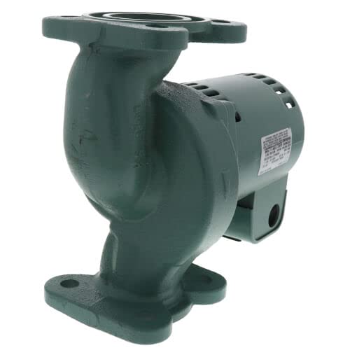 Taco 2400 Series Cast Iron Circulator Pump 1/3 HP - Hydronic Heating System, Hot Water Recirculation, Radiant Floor Heating, HVAC Applications