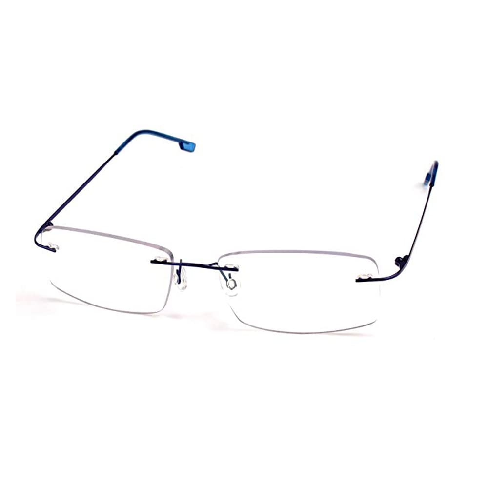 Rimless Myopia Glasses for Men & Women - Fashionable Distance Spectacles (-0.50 to -6.00 Strength) | Lightweight Nearsighted Eyewear for Work, Reading & Daily Use