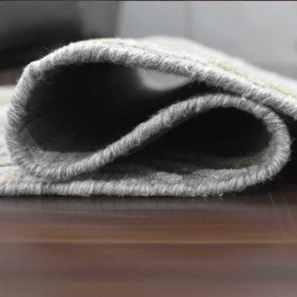Handwoven Aria Area Rug - Soft Boho Chic Design for Living Room, Bedroom, or Nursery Decor | Eco-Friendly Natural Fiber Floor Mat