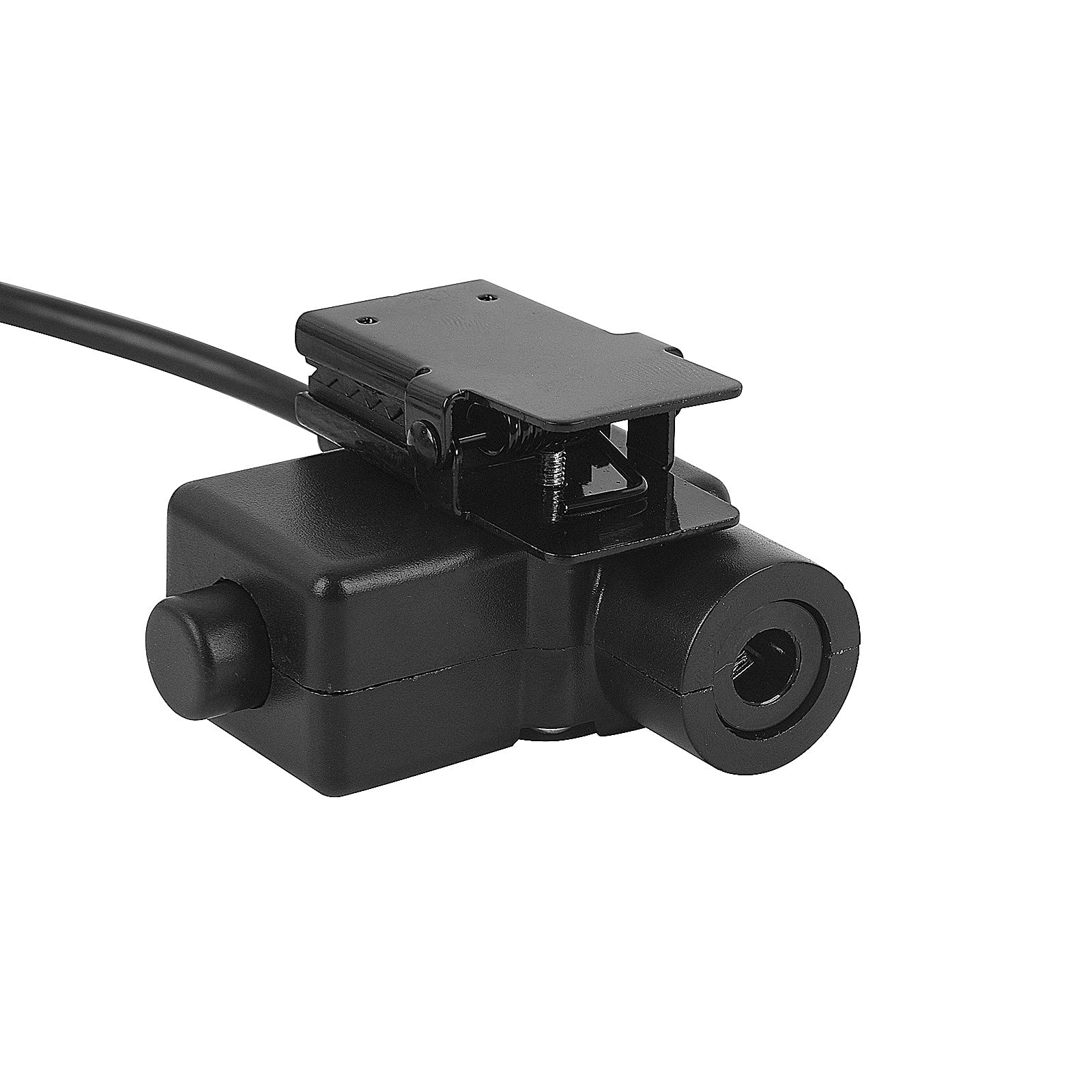 Tactical Radio Headset 2-Prong Pin Adapter U94 PTT Switch Cable - Compatible with Midland, Icom, Alinco Walkie Talkie Earpiece (Civilian Wiring) - Perfect for Outdoor Adventures, Security, and Emergency Communication