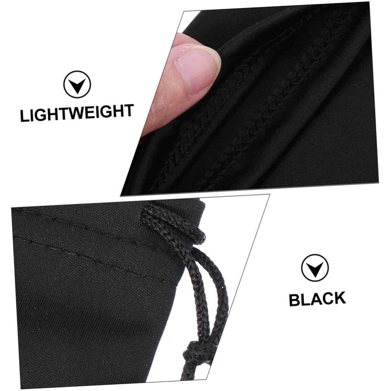 **30pcs Sunglass Drawstring Pouch - Portable Ski Goggle Case, Lint-Free Storage Bag for Snow Goggles & Outdoor Glasses - Perfect for Skiing, Snowboarding & Travel Accessories**