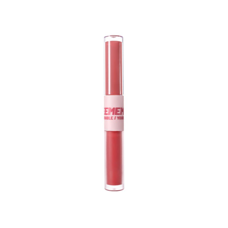 LEEMEMBER Fun Double Ended Lip Gloss - Long Lasting, Non-Sticky Lip Glaze for Day & Night Wear - Perfect for Parties, Dates, and Everyday Makeup Looks