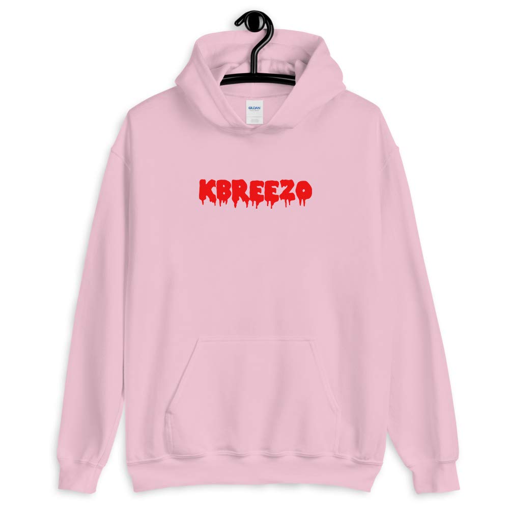 kbreeezo Logo T-Shirt for Men, Women, Kids & Youth - Birthday Gift Idea - Long Sleeve, Hoodie & Crewneck Sweatshirt Options in Pink | Casual Wear, Family Outfits & Gift Giving Occasions