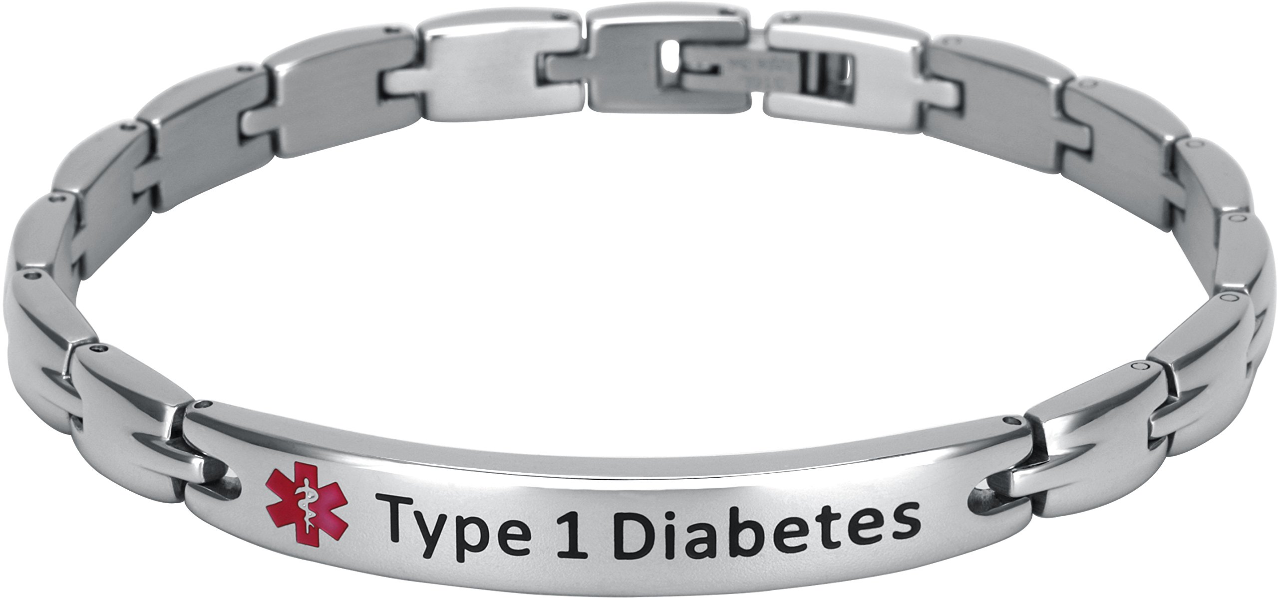 Elegant Medical Alert Bracelets for Women - Surgical Grade Stainless Steel ID Bracelet for Diabetes, Allergies & Emergencies - Perfect for Daily Wear, Travel & Outdoor Activities
