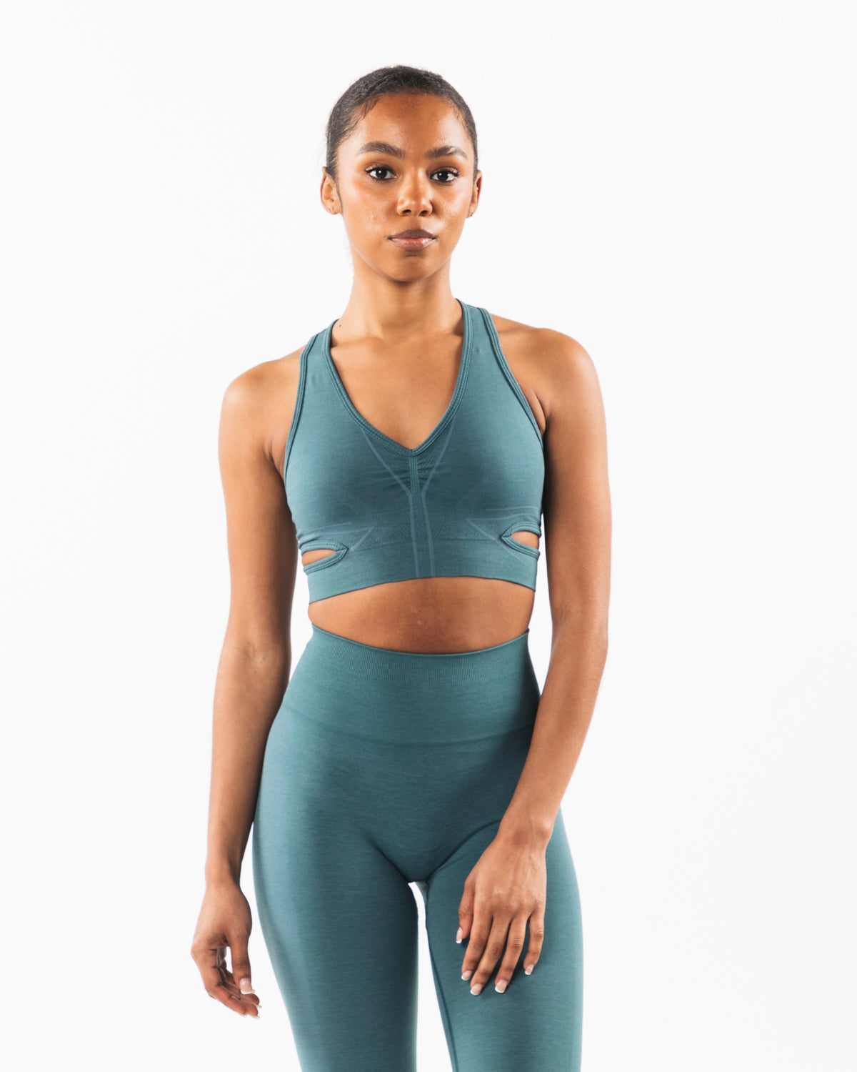 Stratus Bra - Comfortable Wireless Support Bra in Ocean Blue for Yoga, Workout & Everyday Wear