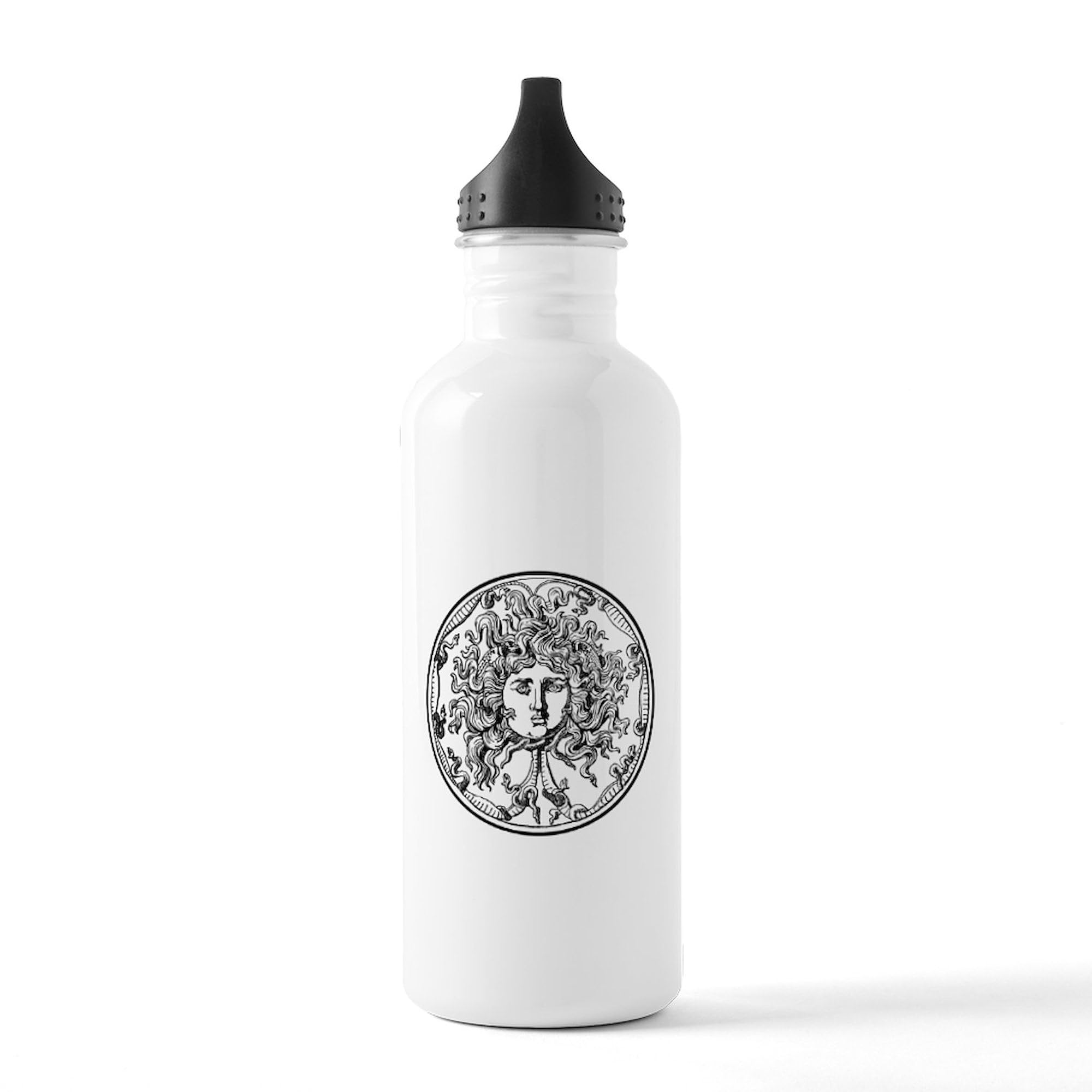 CafePress Medusa Stainless Steel Water Bottle 1.0L (34 oz) - Durable, Leak-Proof, Perfect for Gym, Hiking, and Outdoor Adventures