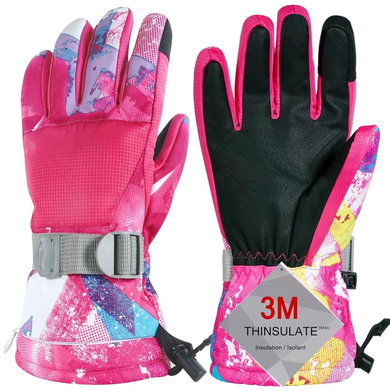 **Waterproof Ski Gloves for Men & Women - Warm Winter Snow Gloves for Skiing, Snowboarding & Outdoor Sports - Breathable Cold Weather Gloves for Extreme Conditions**    *(Perfect for Skiing, Snowboarding, Hiking, and Winter Adventures!)*