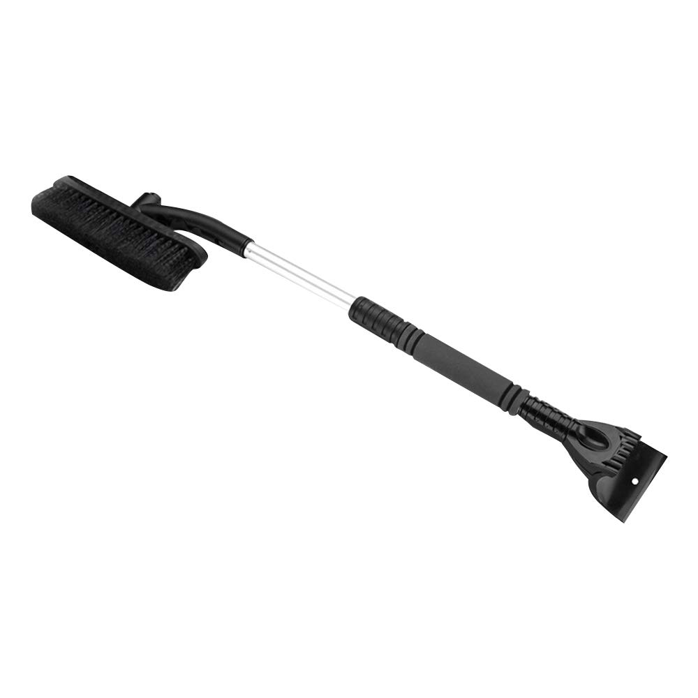 Fesjoy 2-in-1 Extendable Car Snow Brush & Ice Scraper with Detachable Snow Shovel - Ergonomic Foam Handle for Windshield Cleaning - Perfect for Cars, Trucks & SUVs in Winter - Remove Snow, Ice & Dust Easily for Safe Driving