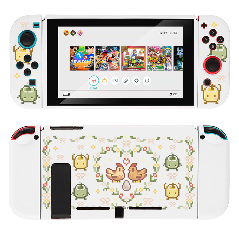 Stardew Valley Chicken Love Protective Case for Nintendo Switch - Durable Cover for Gaming & Travel