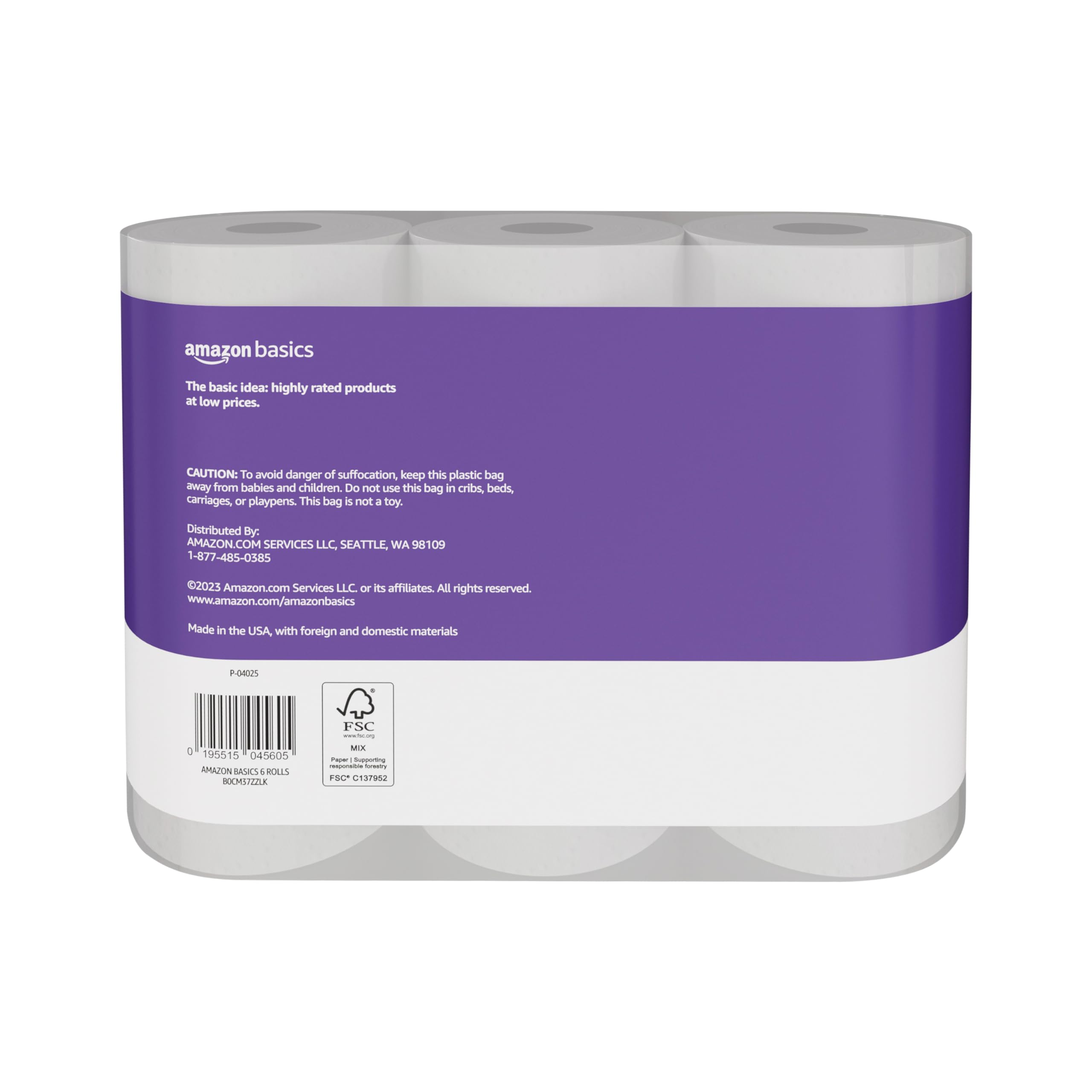 Amazon Basics Soft & Strong 2-Ply Toilet Paper - 30 Ultra Rolls (120 Regular Rolls) | 340 Sheets per Roll | Unscented | Bulk Bathroom Tissue for Home, Office & Commercial Use
