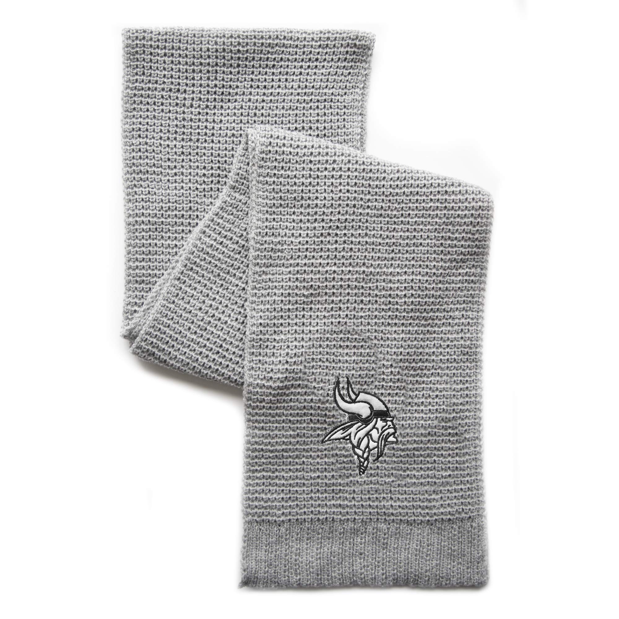Littlearth NFL Unisex Waffle Knit Scarf - Officially Licensed Team Logo - Warm Winter Accessory for Men & Women - Perfect for Football Games, Cold Weather & Holiday Gifts