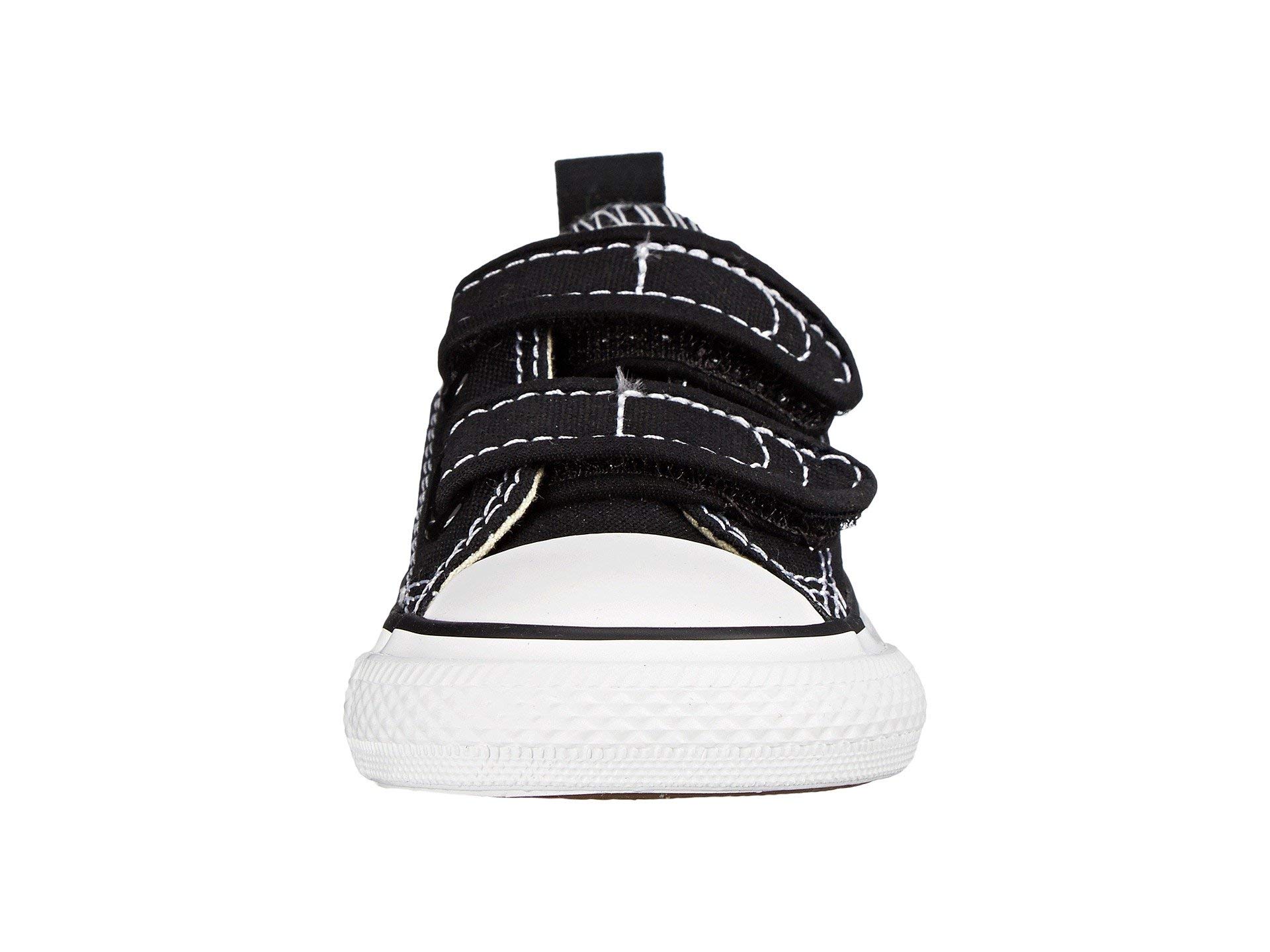 Converse Toddler Shoes Velcro Sneakers Black Size 7 - Comfortable & Stylish for Boys & Girls - Perfect for Playtime, School & Everyday Wear