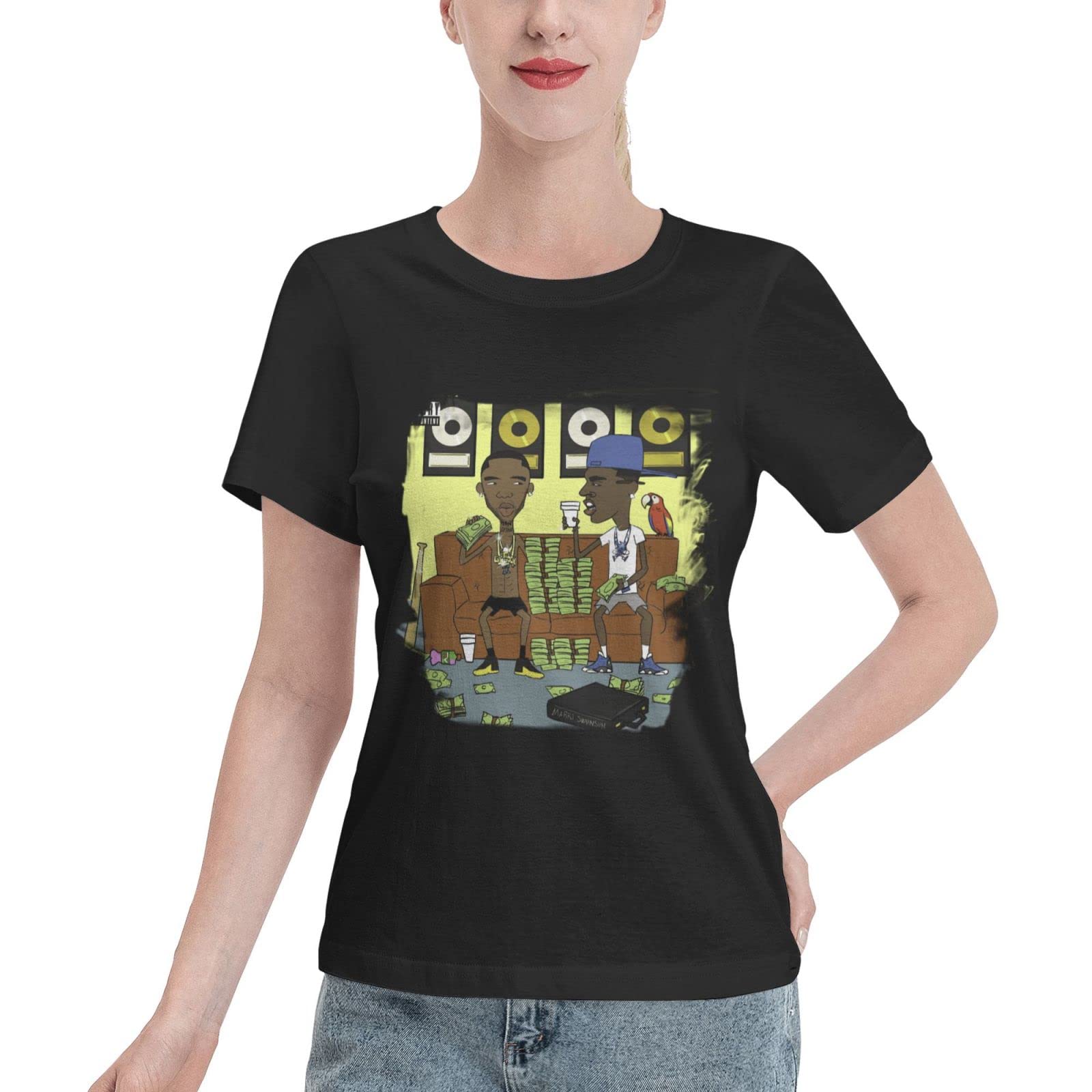 Funny Women's Short Sleeve T-Shirt - Casual Graphic Tee for Everyday Wear | Perfect for Parties, Outings & Relaxing at Home