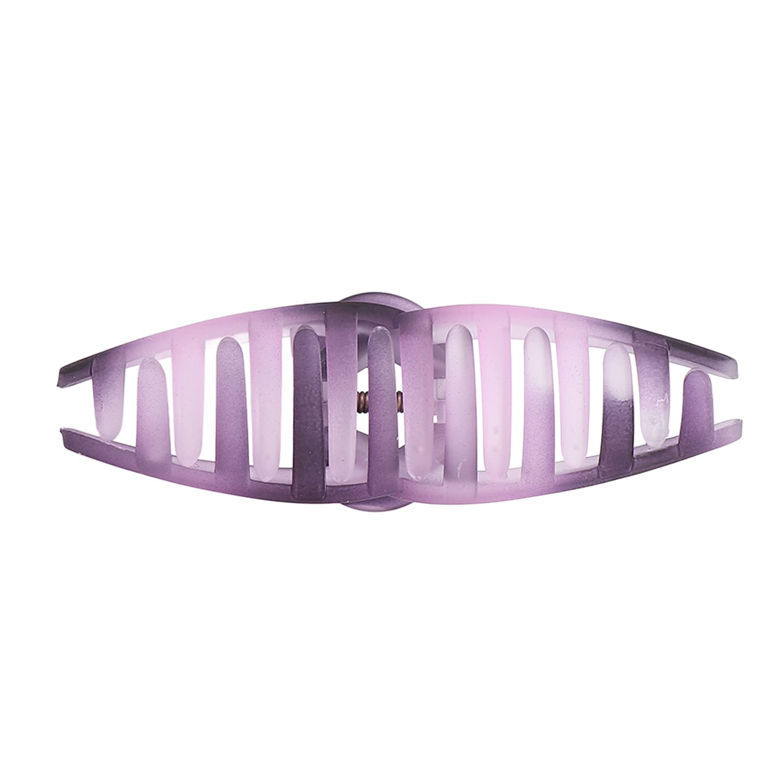 Matte Hair Claw Clip - Light Purple Hair Barrettes for Women, Non-Slip Hair Clamp for Ponytail & Bun, Simple Hair Styling Accessories for Daily Use, Work & Special Occasions