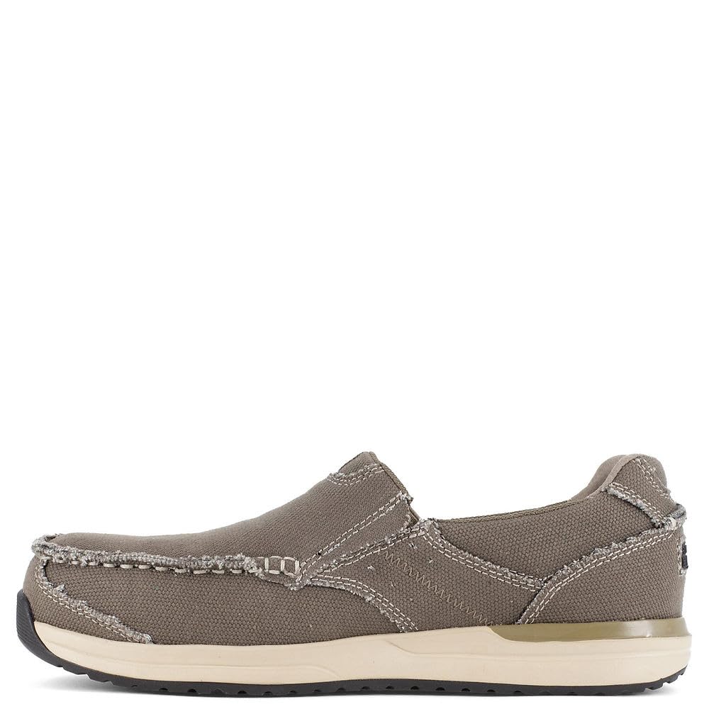 Rockport Men's Langdon Safety Toe Slip-On Work Shoes - Comfortable & Durable for Construction, Warehouse & Industrial Workplaces