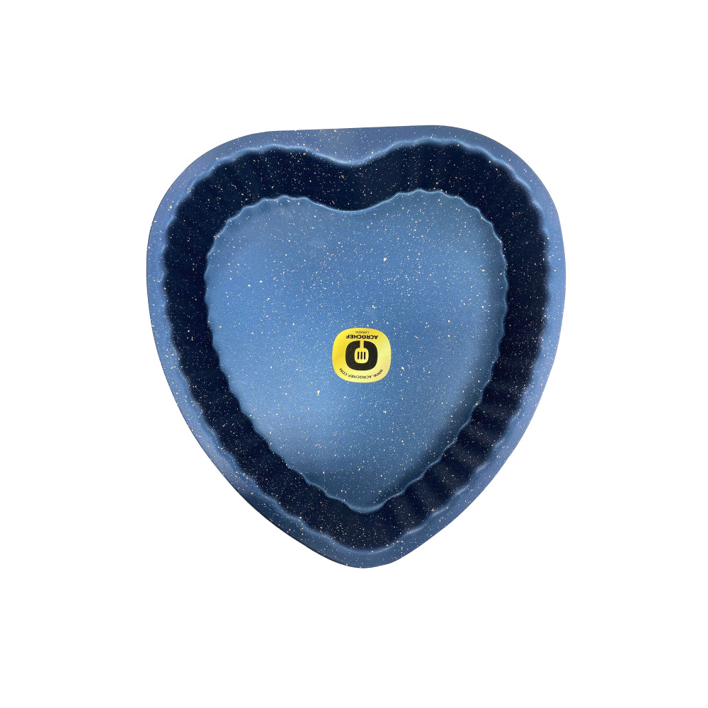 Acrochef 10-Piece Non-Stick Heart Cake Mold Set for Baking - Perfect for Valentine's Day, Weddings, and Romantic Desserts | CB614