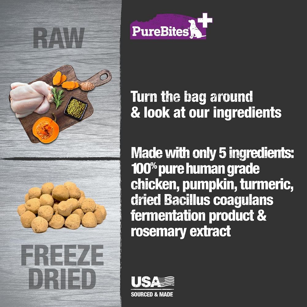 Premium Freeze Dried Dog Treats for Gut Health & Digestion Support - Natural Probiotic Snacks for Sensitive Stomachs - Perfect for Training, Rewards & Digestive Care