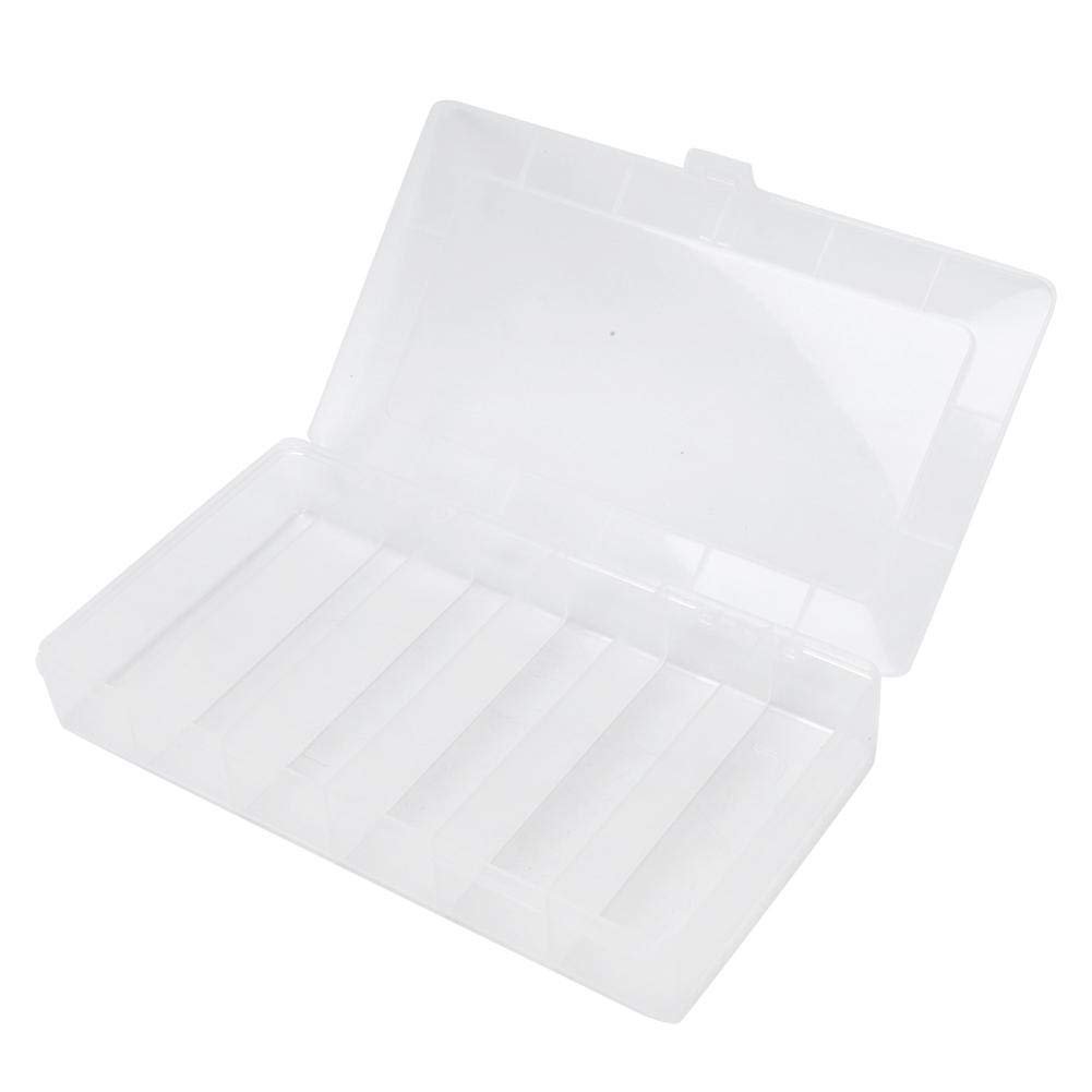 Bnineteenteam 15-Compartment Transparent Plastic Storage Box for Guitar Picks, Jewelry & Small Accessories – Acoustic/Electric Guitar Pick Holder, Instrument Pickup Case – Durable Grid Organizer for Musicians & Crafters