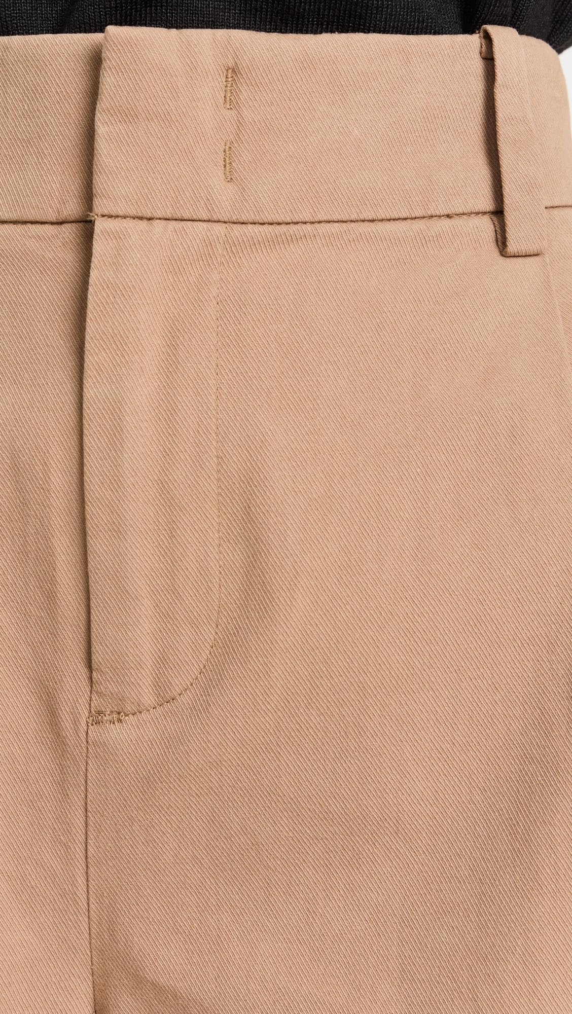 Vince Women's Washed Cotton Shorts - Comfortable Casual Summer Shorts for Women | Perfect for Beach, Vacation & Everyday Wear