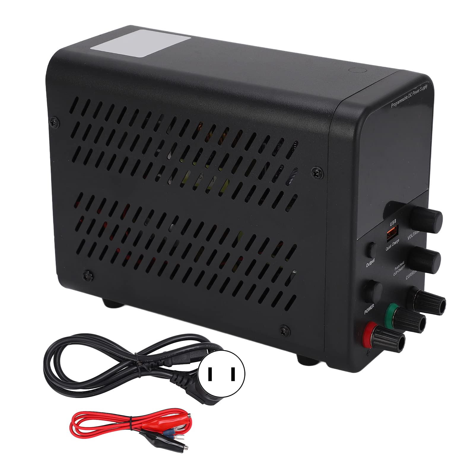 30V 10A Programmable DC Power Supply with USB & Digital Display - Adjustable Lab Bench Power Source for Electronics Repair, Notebook, Phone Testing (US Plug 115V) | Ideal for DIY Projects, Circuit Debugging & Device Charging