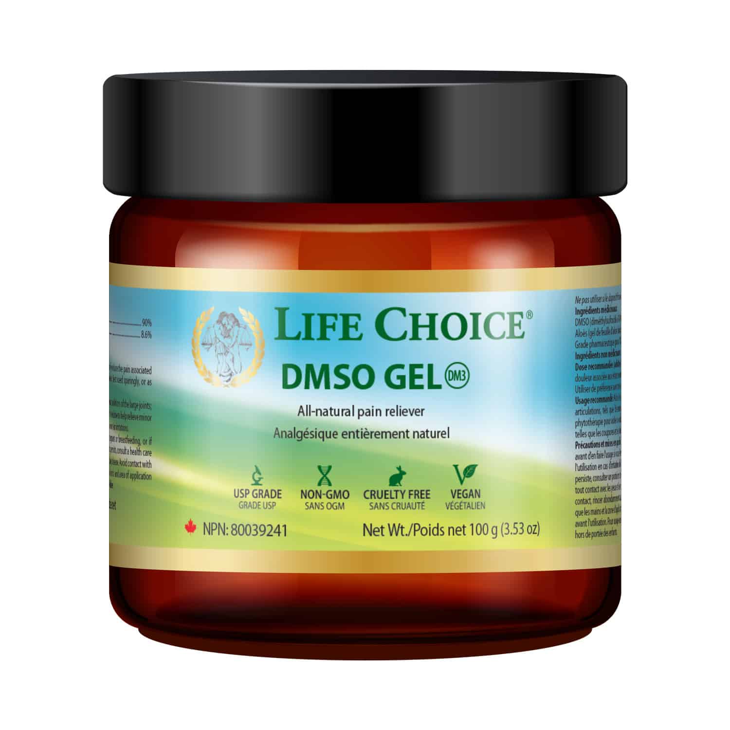 Pure DMSO Gel for Pain Relief & Inflammation - Topical Solution for Joint & Muscle Pain - Fast-Acting Formula for Arthritis & Sports Injuries - Perfect for Athletes & Active Lifestyles