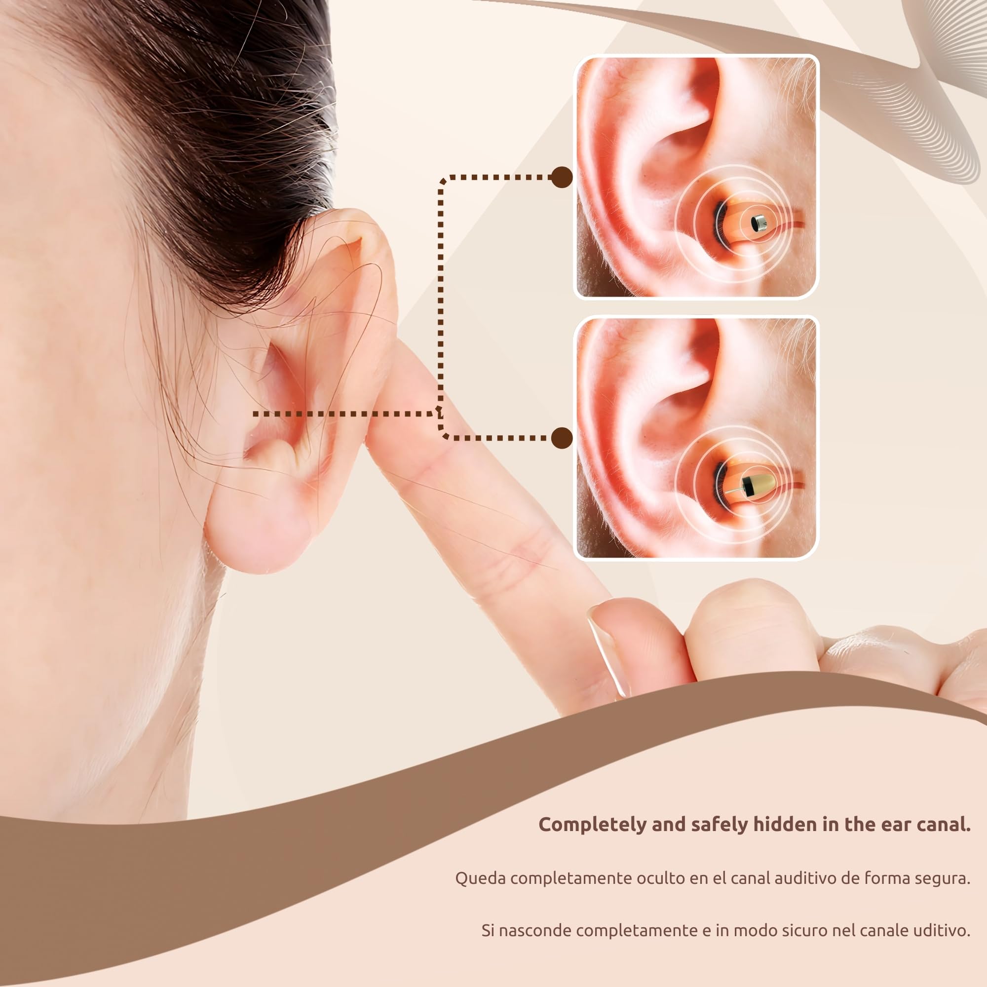 PingaOculto Spy Earpiece Wireless Earphones - Invisible Hidden Mini Headset with Microphone for Exams, Meetings & Covert Listening | Nano V3 + VIP Pro SuperMini Secret Communication Device