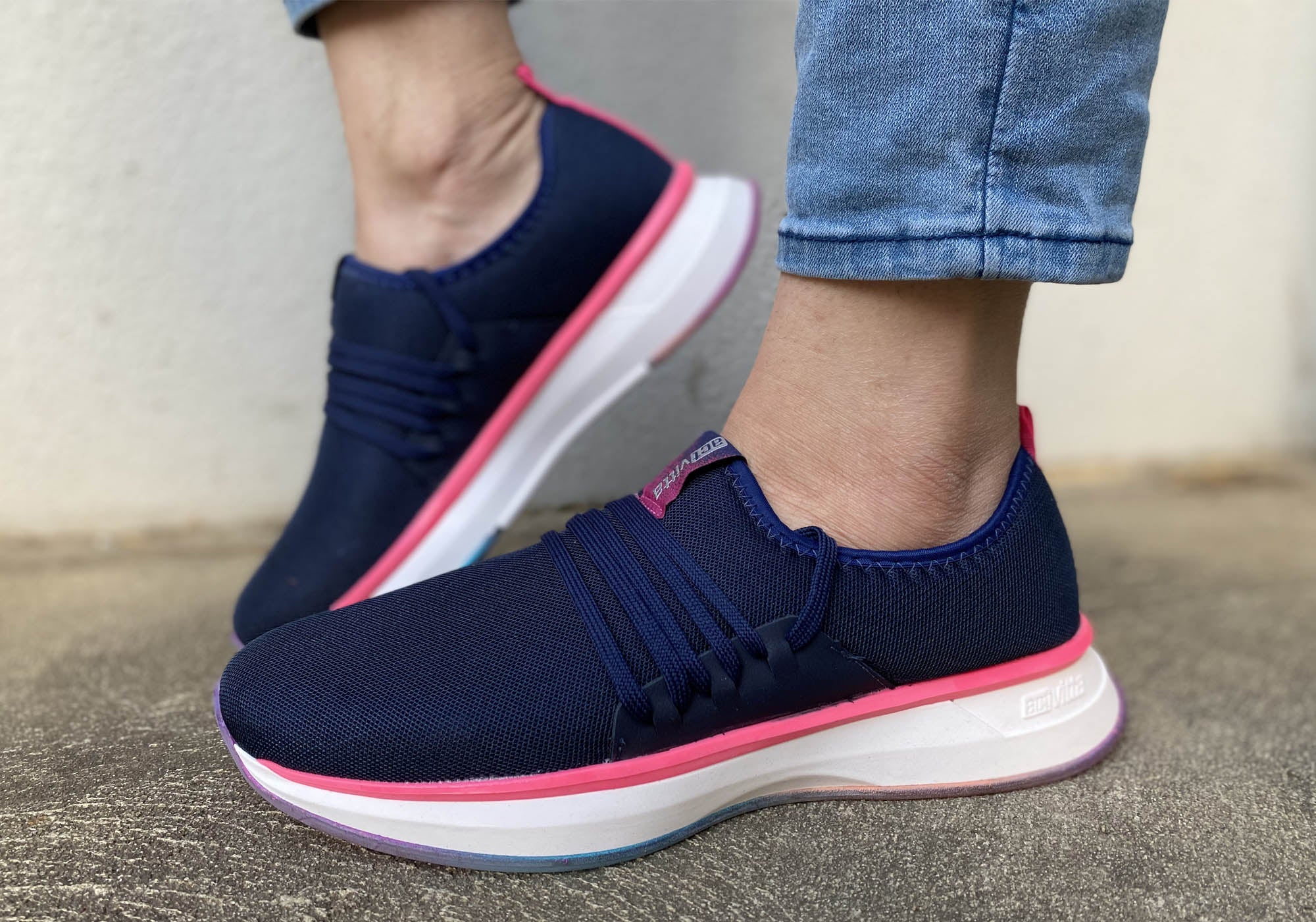Actvitta Freedom Women's Comfortable Cushioned Active Walking Shoes - Lightweight & Breathable for Running, Gym Workouts & Everyday Wear - Made in Brazil