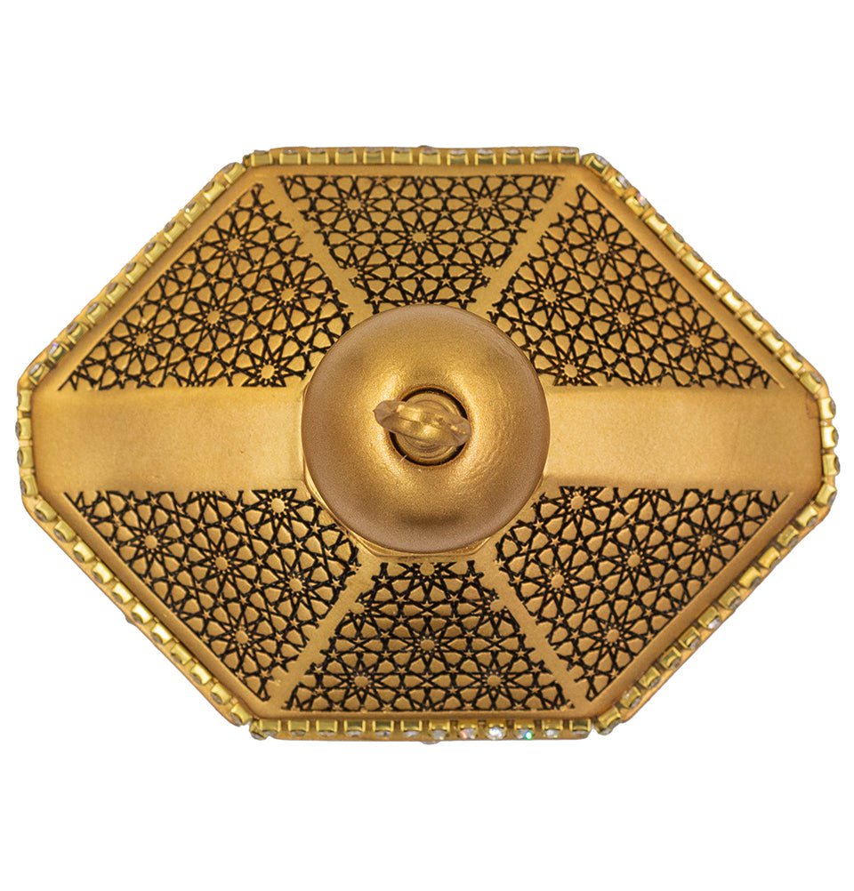 Premium Islamic Table Decor - Maqam Ibrahim Replica in Large Gold Finish S3030 | Perfect for Ramadan, Eid, Home & Mosque Decoration