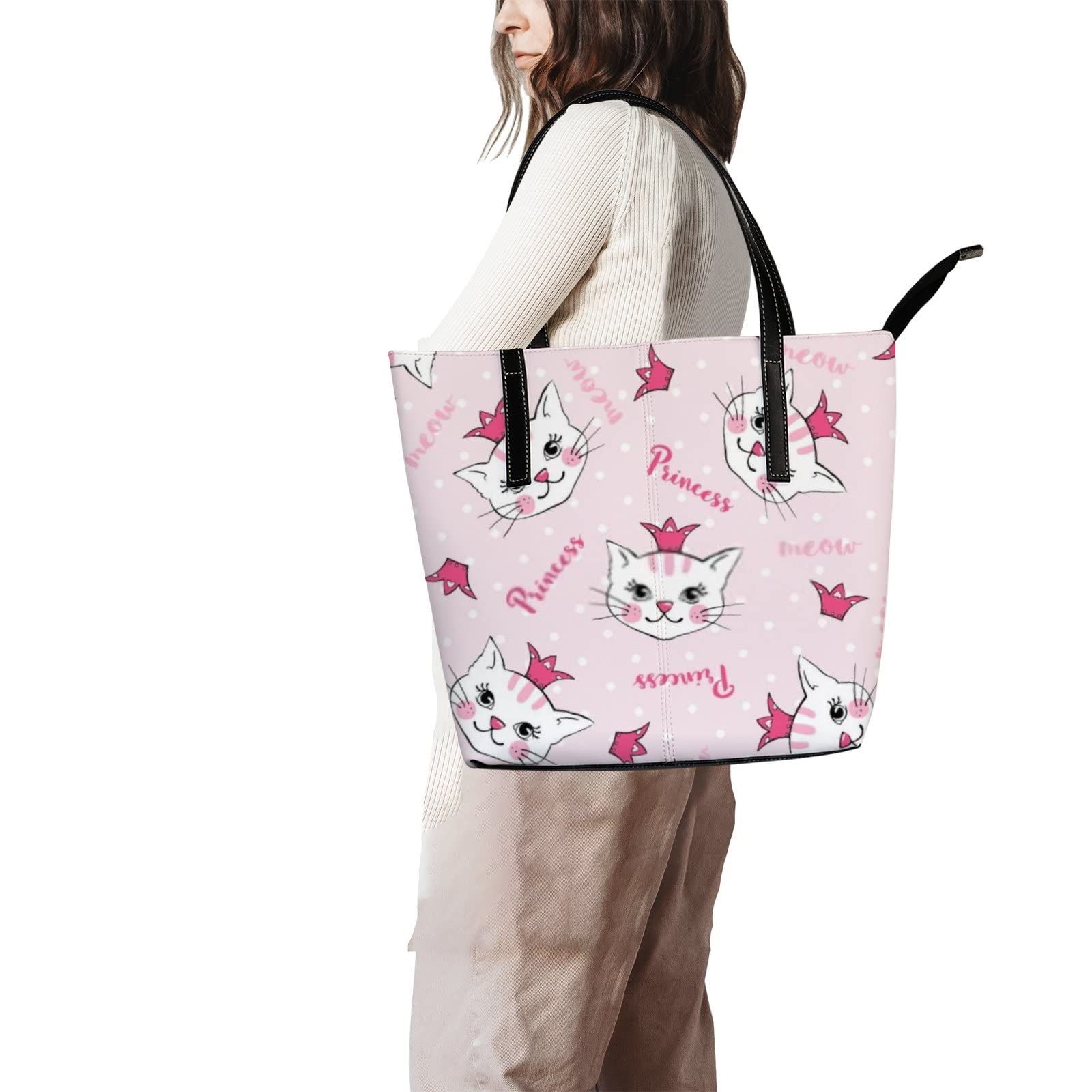 Premium Genuine Leather Tote Bag for Women - Stylish Crossbody Handbag, Spacious Work Tote - Perfect for Office, Travel & Daily Commute