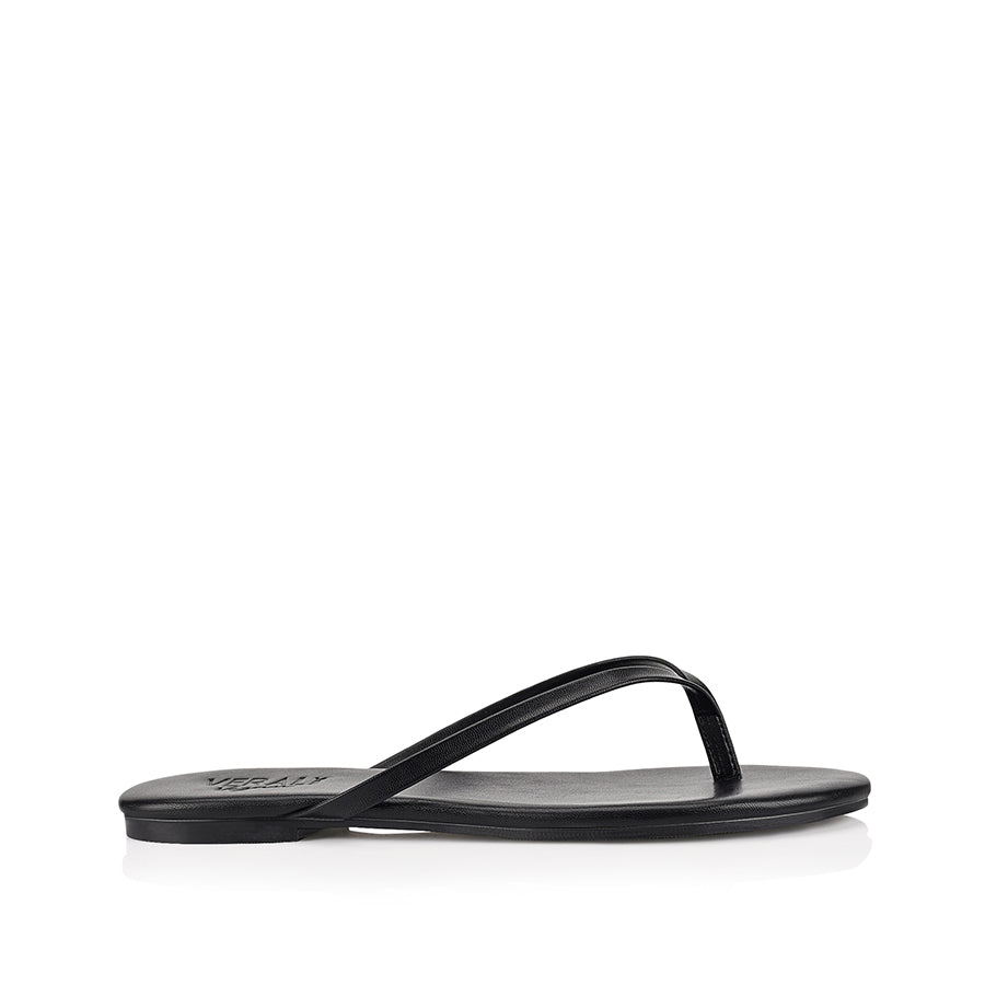 Tori Thongs for Women - Comfortable Black Flip Flops for Beach, Pool & Summer Outfits
