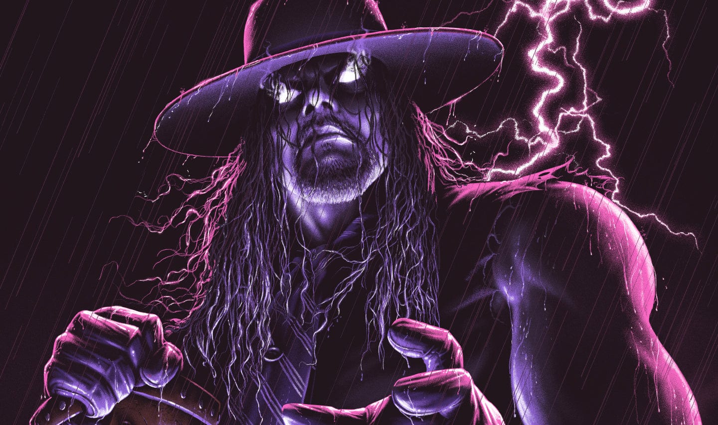 Undertaker vs Mankind WWE Wrestling Poster - Buried Alive Match Variant - Perfect for Wrestling Fans & Man Cave Decor