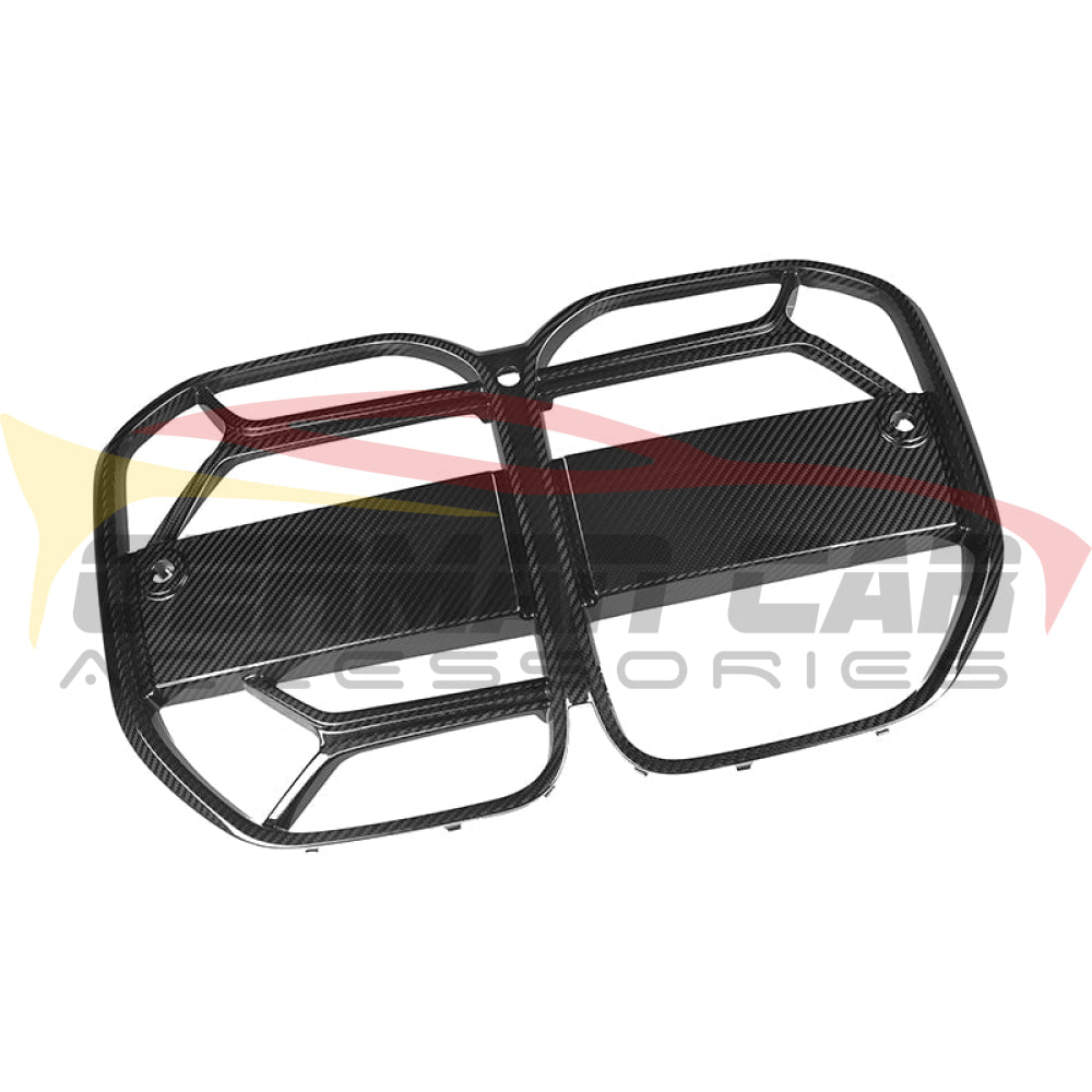 2021+ BMW 4 Series G22/G23 Carbon Fiber CSL Style Kidney Grilles - Upgrade Your Luxury Car's Front Grill for Enhanced Style & Performance | Perfect for Car Enthusiasts & Auto Shows