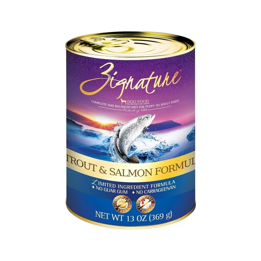 Limited Ingredient Trout & Salmon Dog Food - Grain-Free, Hypoallergenic Wet Canned Food for Dogs with Sensitive Stomachs - Perfect for Meal Toppers, Training Treats & Digestive Health Support